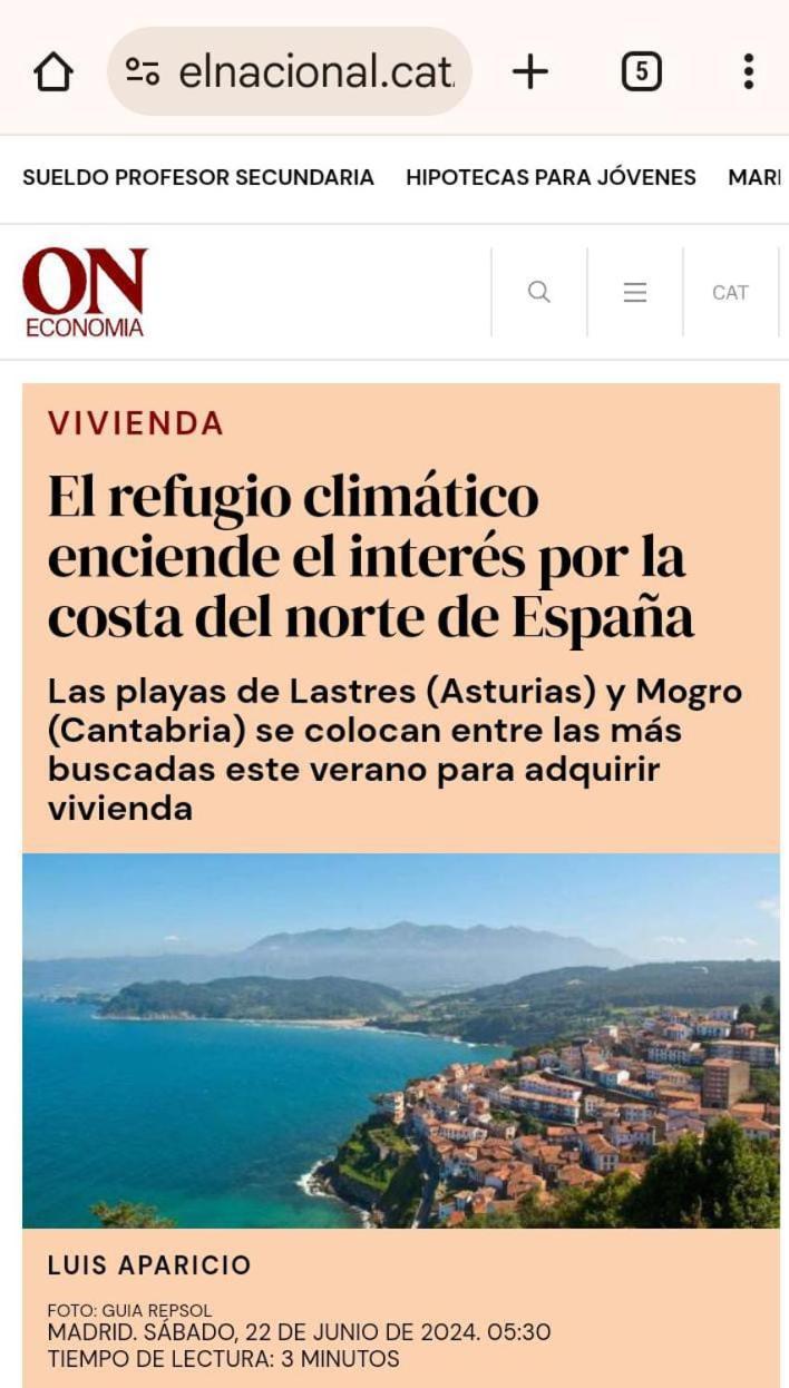Mi Casita Del Norte Mogro Eksteriør billede